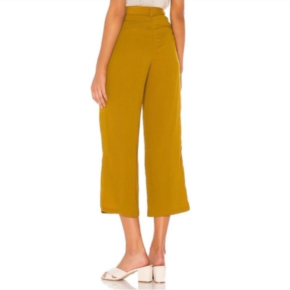 NWOT REVOLVE TULAROSA Nellie Pant Mustard S - Picture 4 of 10